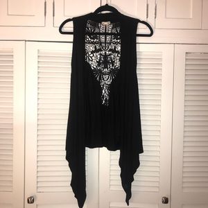 Detailed Black Vest